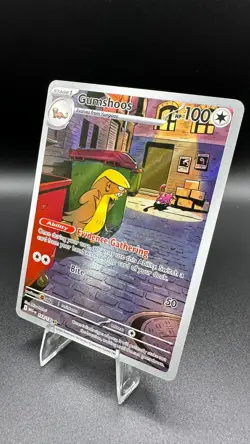 Pokemon Gumshoos 153/132 Mega Evolution Illustration Rare IR Holo TCG Card - Image 3