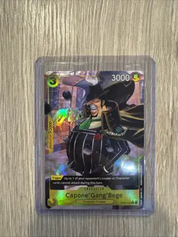 The Best OP04-100 Capone Gang Bege Alt Art Card - One Piece PRB01 English - Image 1