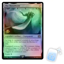 FOIL THE MASAMUNE (FINAL FANTASY PRERELEASE) Final Fantasy FIN Magic MTG CARD - Image 1