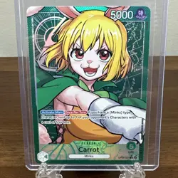 One Piece Tcg Carrot Leader Card Alternate Art Op08-021 English In Hand - Image 1