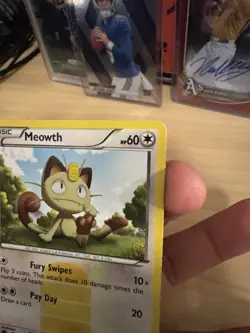 Pokemon TCG Meowth Holo Secret Rare Noble Victories Card 102/101 L/P - Image 4
