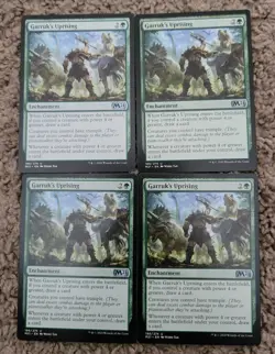 4x Garruk's Uprising | M21 Core Set 2021 | MTG Magic Cards Playset X4 NM-LP - Image 1