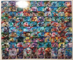 Lot of 100 Japanese Kamen Rider Battle: GANBA LEGENDS Normal & Rare Card Set - Image 1