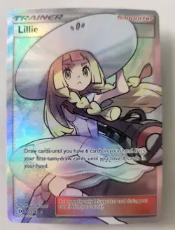 Pokemon TCG Lillie (Full Art) 147/149 Sun And Moon Base Set Holo NM Tcg Card - Image 1