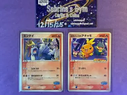 Torchic 047 PCG-P Entei 001/009 Japanese Pokepark Black Star Promo Pokemon Card - Image 1