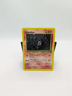 Pokemon TCG Houndour Neo Discovery Holo Rare Card 5/75 LP - Image 1