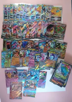 133 Rare Pokemon Card Lot - EX | VMAX | VSTAR | V Holo JPN SWSH / S&V few dupes - Image 1
