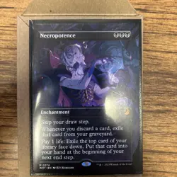 Necropotence (Anime Borderless) Wilds of Eldraine: Enchanting Tales Regular - Image 1