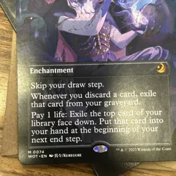 Necropotence (Anime Borderless) Wilds of Eldraine: Enchanting Tales Regular - Image 3