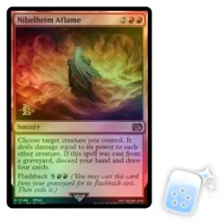 FOIL NIBELHEIM AFLAME (FINAL FANTASY PRERELEASE) Final Fantasy FIN Magic MTG - Image 1
