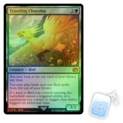 FOIL TRAVELING CHOCOBO (FINAL FANTASY PRERELEASE) Final Fantasy FIN Magic MTG - Image 1