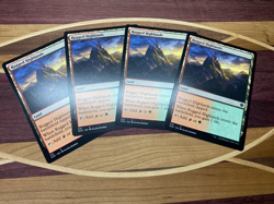 4x Rugged Highlands PLAYSET - SCD 315 MTG Magic the Gathering - Image 1