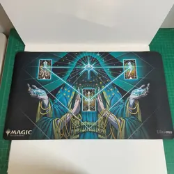 Ultra Pro MTG Playmat Strixhaven Mystical Archive Strategic Planning With Tube - Image 1