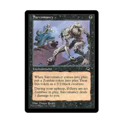 WOTC MtG Tempest Sarcomancy (R) NM - Image 1
