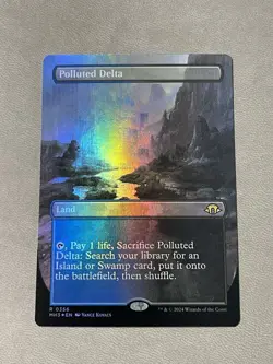 Polluted Delta (Borderless) MTG Modern Horizons 3 Foil NM - Image 1