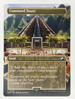 Command Tower (Borderless) L Universes Beyond: Jurassic World Collection 26 NM - Image 1