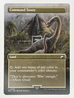 Command Tower (Borderless) L Universes Beyond: Jurassic World Collection 26 NM - Image 2