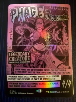 MTG Magic Secret Lair Phage, The Untouchable Mythic Rare #1195 SLD NM - Image 1