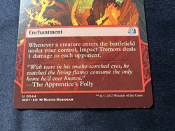 MTG Impact Tremors U 0044 Regular Wilds of Eldraine Enchanting Tales WOT NM - Image 2