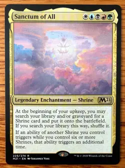 MTG Sanctum of All NM - Magic 2021 Core Set, English - Image 1