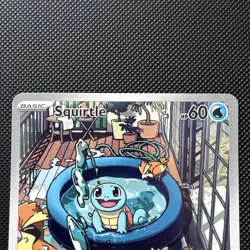 Pokemon Squirtle 148/142 Stellar Crown - Illustration Rare - NM - Image 5