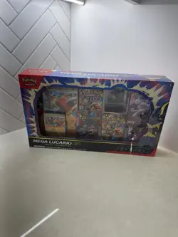 Pokemon TCG Mega Lucario ex Premium Figure Collection Box Factory Sealed NEW - Image 1
