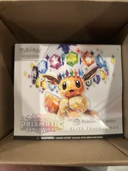 Prismatic Evolutions Pokemon Center Elite Trainer Box PC ETB Factory Sealed - Image 1