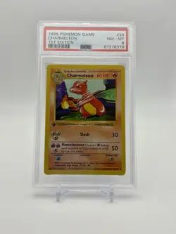 1999 Pokemon Game Charmeleon 1st Edition PSA 8 Near Mint - Image 1