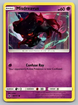 Pokemon TCG SM - Crimson Invasion Misdreavus 39/111 - Image 1
