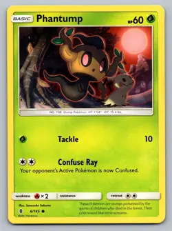 Pokemon TCG SM - Guardians Rising Phantump 6/145 - Image 1