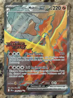 Pokemon TCG Team Rocket's Moltres ex Destined Rivals Stamped UPC Promo Set - Image 5