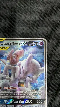 Mewtwo & Mew GX SM191 Tag Team Promo - Pokemon Sun & Moon Black Star Promo - Image 3
