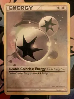 Pokemon Double Colorless Energy 103/123 Heartgold Soulsilver HGSS LP - Image 1
