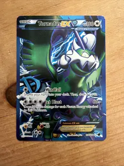 Tornadus EX (Team Plasma) (114 Full Art) 114/116 Plasma Freeze Holo NM - CLEAN!! - Image 1