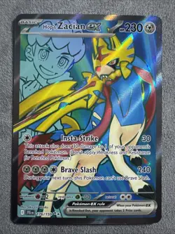 Hop's Zacian EX # 176/159 Sv09 Journey Together Holo Pokemon Art - Image 1