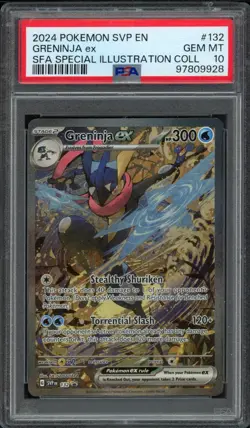 2024 Pokemon SV Promos Greninja EX 132 PSA 10 Gem Mint - Image 1