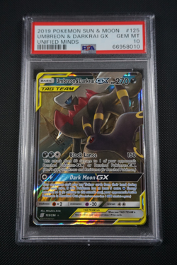 Pokemon Unified Minds Umbreon & Darkrai GX #125 - PSA 10 - Image 1