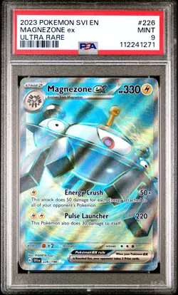 2023 POKEMON SVI EN-SCARLET & VIOLET ULTRA RARE #226 MAGNEZONE EX PSA 9 - Image 1
