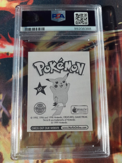 Pokemon 1999 Eevee S21 Prism Holo Merlin Sticker PSA 7 NM - Image 2