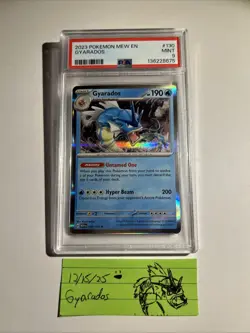 GYRADOS #130/165 - PSA 9 - Scarlet & Violet Base Pokemon TCG - Image 1