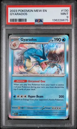 GYRADOS #130/165 - PSA 9 - Scarlet & Violet Base Pokemon TCG - Image 2