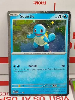 Bulbasaur Charmander Squirtle SVP 046 047 048 Pokemon 151 Promo NM Near Mint - Image 2