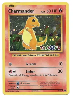 POKEMON TCG Charmander (Holo Toys R Us Promo) 9/108 XY Evolutions 2016 - Image 1