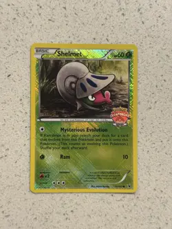 Shelmet 11/101 STAFF Pokemon Championship Series Promo Holo NM - Image 1