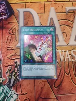 TOON BOOKMARK BLCR-EN067 Secret Rare 1st Ed NM Yugioh - Image 1
