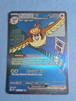 Pidgeot ex 225/197 SIR Obsidian Flames Pokemon Card - Image 1