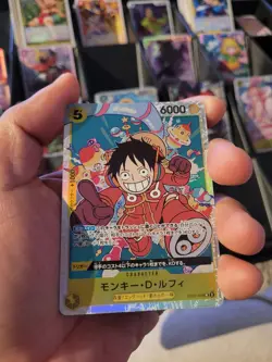 Monkey D Luffy OP07-109 SR/Japanese ONE PIECE 500 Years in the Future Card Game - Image 1