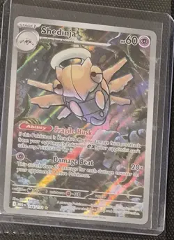 Shedninja 144/132 Shiny Rare Mega Evolution Near Mint NM Pokemon TCG Card - Image 1