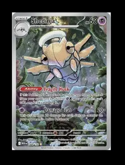 Shedninja 144/132 Shiny Rare Mega Evolution Near Mint NM Pokemon TCG Card - Image 2
