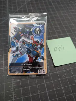 EX Base EXBP-003 Gundam World Tour 2025 Exclusive Promo TCG Card Game English - Image 1
